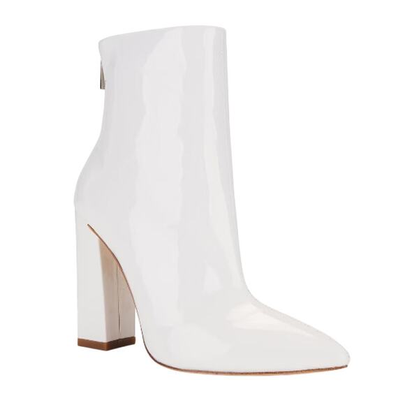 RAYE Parker Boot in White Patent Leather EUC SIze 6.5 - Picture 1 of 9